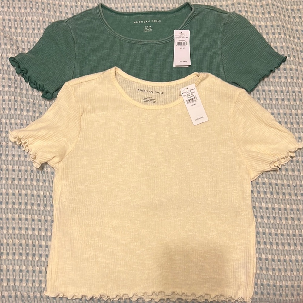 NWT American eagle shirt. 1 available. Size M